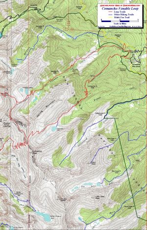 Sangre-De-Cristo Crestone West Map at 1:24,000 scale.